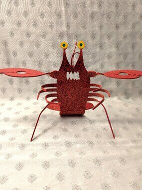 1/2" Metal Lobster Decoration